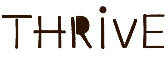 Thrive logo Thrive logo is just the word Thrive